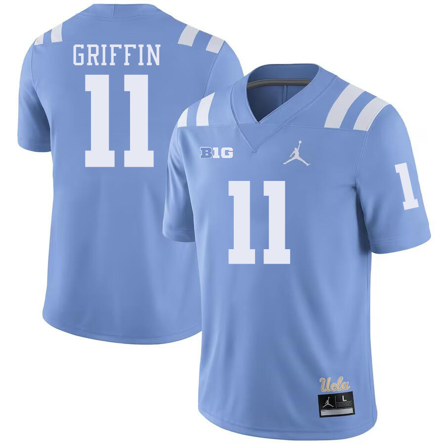 UCLA Bruins #11 Chase Griffin Big 10 Conference College Football Jerseys Stitched Sale-Power Blue